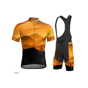 Meilleures ventes, ensemble de maillots de cyclisme OEM de nouveau style, vêtements de vélo respirants, vêtements de sport imprimés par sublimation, uniformes de cyclisme - Product Image 3