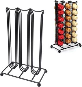 Exhibidor de Cápsulas de Café <span class=keywords><strong>Nespresso</strong></span> Multifuncional de 42 Piezas, Soporte para Cápsulas de Café, Organizador de Almacenamiento para Cocina, Hogar/Oficina - Product Image 1