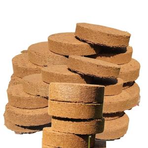 Bloques de Turba de Coco Comprimida para Germinación de Semillas, Hechos en India, para Cultivo Hidropónico en Interiores/Exteriores, 60mm 80mm 100mm, 100% Turba - Product Image 4