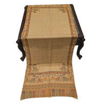 Châles en soie Kani de luxe ethniques pour femmes, imprimés à la main, écharpes indiennes longues, hijabs, couleurs personnalisables disponibles