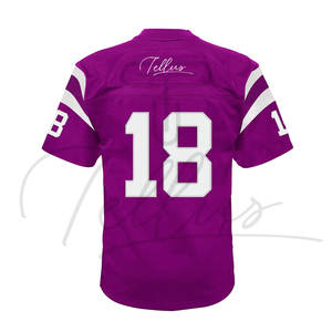 Custom Breathable Short Sleeve American <b>Football</b> Jerseys Youth Wholesale Casual Sport Wear Professional High Quality Uniform - Product Image 4