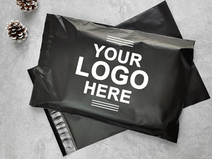 Sac d'expédition noir imprimé en gros, imperméable, auto-adhésif, grand sac logistique en plastique pour l'emballage de sous-vêtements et de vêtements - Product Image 3