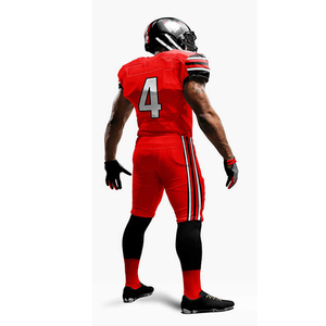 Uniformes de football américain à sublimation personnalisée Nouveau design Maillot et pantalon de football américain pour jeunes - Product Image 3