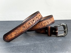 เข็มขัดหนังแท้หัวเข็มขัดโลหะออกแบบได้ตามต้องการสำหรับผู้ชายเข็มขัดหนังแท้ PU คุณภาพสูงสวมใส่ไปงานปาร์ตี้แบบลำลองจากอินเดีย - Product Image 2