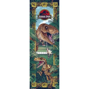 Póster de la Puerta de Jurassic Park para Decoración de Paredes de Fiesta - Product Image 1