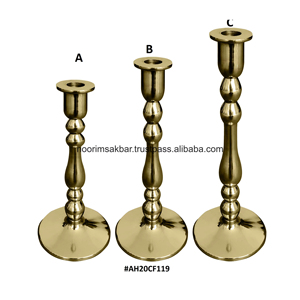 เชิงเทียนตั้งโต๊ะชุบนิกเกิลแบบหรูหรา ปี 2026 พร้อมกระจกอะลูมิเนียมพิมพ์ลายตามสั่ง สำหรับตกแต่งบ้านและเทศกาลคริสต์มาส - Product Image 4
