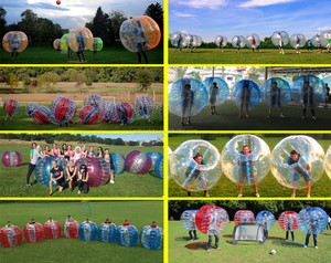 1.5m (5ft) TPU clair marche en plastique ballon de football gonflable de bulle à <span class=keywords><strong>louer</strong></span> avec sport événement divertissement - Product Image 5