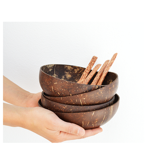 Bols de noix de coco en vrac personnalisé fabricant au Vietnam pour smoothies jetable plaque - Product Image 2