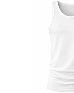 Débardeur blanc sans manches pour homme, gilet de sport uni, tissu extensible doux et respirant, idéal pour l'été, fabrication sur mesure, vente en gros - Product Image 3