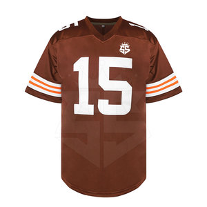 Maillot de football américain en gros 2025 nouveau maillot de football américain professionnel de conception en stock - Product Image 1