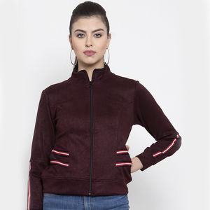 Women's Sheep Skin <b>Bomber</b> <b>Jacket</b> <b>Suede</b> Lining Breathable Eco-Friendly Reversible Zipper Closure Embroidery Quick Dry Custom ODM - Product Image 1