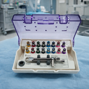 Kit de Prótesis de Implantes Dentales Universales de 16 Piezas al por Mayor con Llave Dinamométrica Manual de 10-70Ncm, Herramienta de Restauración de Implantes, Precio de Fábrica - Product Image 1