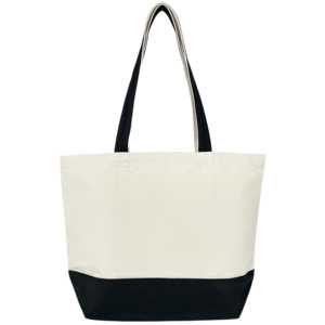 Sac fourre-tout urbain écologique noir de taille moyenne en PP tressé durable avec impression personnalisée de dessins animés pour la publicité et l'usage quotidien - Product Image 5