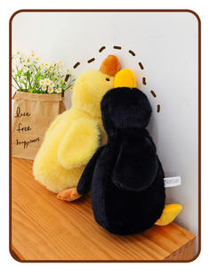 30CM simpatica statuetta di anatra piccola bambola gettare cuscino compagno di sonno grande bianco oca bambola peluche per regalo di compleanno - Product Image 3