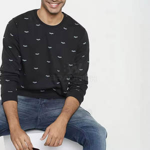 Sweat-shirt imprimé basique pour hommes au design unique Vente en gros Sweat-shirt imprimé léger et respirant pour hommes - Product Image 4