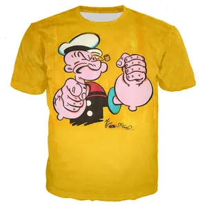 T-shirt d'été à manches courtes décontracté en coton pour hommes de grande taille Tissu tricoté imprimé avec logo personnalisé de haute qualité anti-rides - Product Image 6