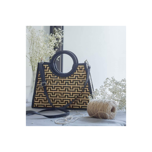 Bolso de Mano de Mimbre de Ratán de Forma Clásica Única, Hecho a Mano con Buena Calidad, Diseño Personalizado, Fabricante Vietnamita, Personalizado - Product Image 4