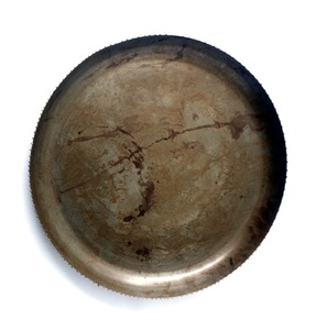 Fancy Decorative Round Metal Plate Brown Colour Dishes Bar Bucket Canister Accessories <b>Hand</b> Craft <b>Man</b> Ship - Product Image 5