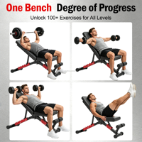 Banc de musculation réglable 7 positions avec dossier, station d'entraînement multifonctionnelle, chaise de fitness pour extensions de jambes