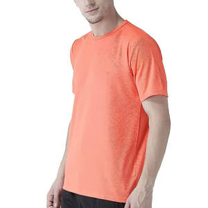 เสื้อยืดคอกลมแขนสั้น100% ผ้าคอตตอนพรีเมี่ยมแห้งเร็วสีพื้น - Product Image 1