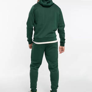 Ensemble de sportswear 2 pièces pour hommes, taille XL, design personnalisé, respirant, 100 % coton molletonné, séchage rapide, style hip-hop, pour la gym et la course hivernale - Vente en gros - Product Image 2