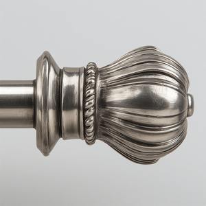 Poteau de rideau simple en aluminium moderne avec surface texturée durable et beauté terreuse pour la décoration intérieure de la campagne - Product Image 6