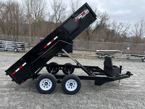 Clean New Heavy Duty Dump Farm Trailer with Hydraulic Tilt & Motor High Safety 7x12/7x14/6x12/6x14 Sizes Premium Quality - Product Image 3