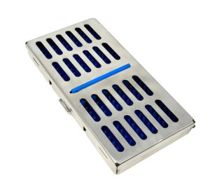 Caja de Almacenamiento de Instrumentos de Cirugía Dental de Acero Inoxidable de Alta Calidad, Esterilización Manual, Cassette de 7.25X3.5, CE - Product Image 6