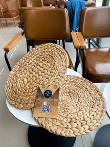 Venta al por mayor 100% manteles individuales de jacinto de agua ecológicos naturales personalizables OEM ODM de platos y platos de Vietnam - Product Image 5