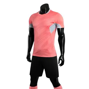 Logo kustom Set seragam sepak bola cepat kering, pakaian olahraga sepak bola seragam sepak bola kualitas tinggi dengan 2023 grosir