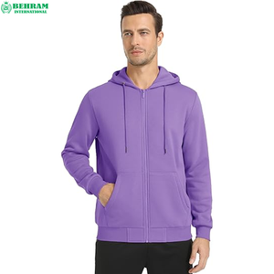 Sweat-shirts et sweats à capuche zippés personnalisés en molleton 100 % coton, respirants, à séchage rapide, pour l'hiver, style streetwear, unisexe, vente en gros - Product Image 4