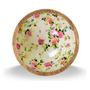 ÚLTIMO CUENCO DE MADERA DE MODA CON ESMALTE EN DIFERENTES ESTILOS - Product Image 1