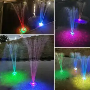 IP68 wasserdichtes schwimmendes Motivlicht LED-Brunnenbecken Wasserfallbrunnen im Freien mit Licht Wasserschatten