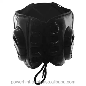 Protège-tête en cuir de haute qualité Protection complète du visage à bas prix pour adultes hommes et femmes - Product Image 3