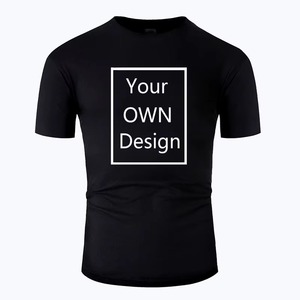 Vente en gros sérigraphié 100% polyester T-shirts de sport tricotés formels pour hommes T-shirts OEM personnalisés marque Logo imprimé - Product Image 1