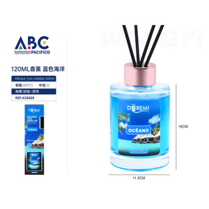 Lusso 120ml per diffusore di Reed con olio di fragranza per l'aromaterapia fresca per la casa e l'ufficio per bottiglie di vetro di lusso e olio - Product Image 1