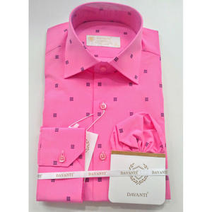 Chemises de mode à manches longues pour hommes chemises habillées en polyester personnalisées grande taille pour garçons - Product Image 3