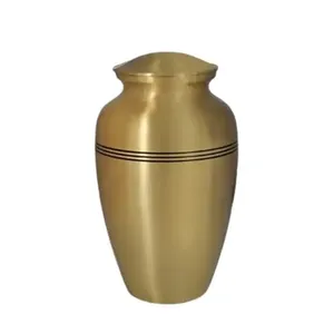 Urnes métalliques classiques pour la décoration intérieure avec une construction solide et une finition élégante, adaptées aux salons et aux pièces - Product Image 1
