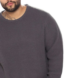 Pull de Noël unisexe personnalisé, pull pour homme, tricot surdimensionné, col rond, décontracté, uni, tricot à capuche pour homme - Product Image 5