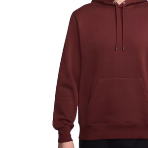 Sweat à capuche en molleton de coton pour homme, pull d'hiver, décontracté, uni, à capuche, manches longues, streetwear, couleur unie, vente en gros personnalisée - Product Image 4