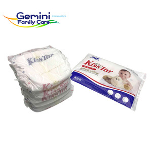 Magic Tape Style Plain-Échantillons OffersCouches bébé en bambou jetables à haute absorption Super SAP USA Fluff Pulp Plain Style XXXL - Product Image 6