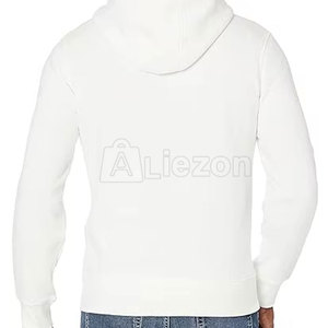 Sweat à capuche de haute qualité pour hommes en gros Fermeture à glissière complète avec tissu à capuche et logo personnalisé Sweat à capuche pour hommes avec fermeture éclair - Product Image 2