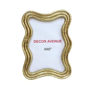 Cadre photo décoratif rectangulaire en métal galvanisé Cadre photo de table au design élégant pour la décoration intérieure de la maison - Product Image 1