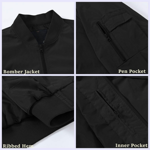 Blouson d'aviateur élégant pour hommes, blouson brodé unique pour hommes, matériau durable de qualité supérieure, meilleur design - Product Image 6