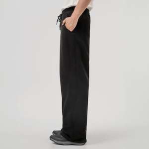 Pantalon de survêtement en coton à jambes larges pour homme: pantalon en éponge française - Product Image 5