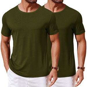 T-shirt respirant à coupe décontractée et anti-humidité pour homme, design personnalisé, coton de haute qualité, léger - Product Image 1