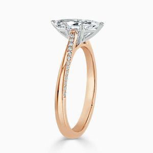 Marquise Cut Cathedral Engagement Ring For Women - Product Image 5