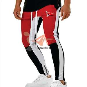 Alta calidad de impresión personalizada Logo Hombres Multi Color Stich Pantalón Algodón Material personalizado Flexible Hombres Pantalón - Product Image 4