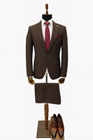 Traje de Hombre Elegante Estilo Italiano para Bodas y Negocios, Clásico, Ajustado, de Tres Piezas, Chaqueta de Traje Negra de Algodón y Elastano