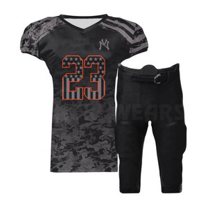 Uniforme de football américain en polyester 100% uniforme de football américain en vente directe d'usine - Product Image 1